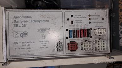 centralina  piu batterie da 12vx4