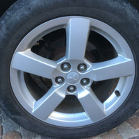 Cerchi lega mitsubishi 225/55r18con gomme termiche