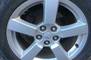 Cerchi lega mitsubishi 225/55r18con gomme termiche