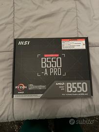 Scheda madre e alimentatore MSI