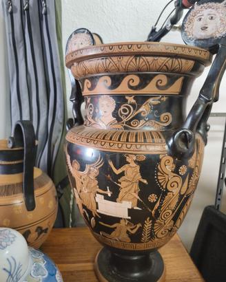 Vaso Cratere Greco-Apulo a Volute in Ceramica