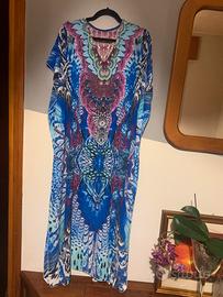 Caftano azzurro molto bene