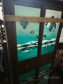 mobile artigianale in legno 