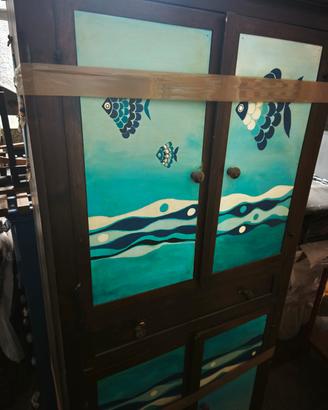 mobile artigianale in legno 