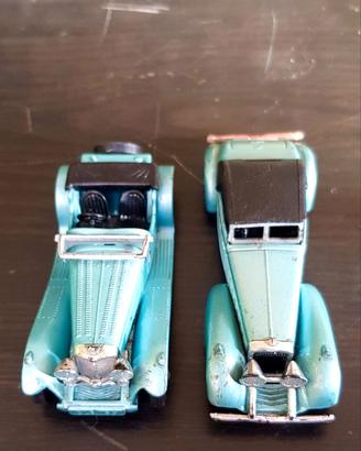 Coppia Modellini Auto d'Epoca die-cast