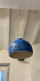 Lampadario Blu