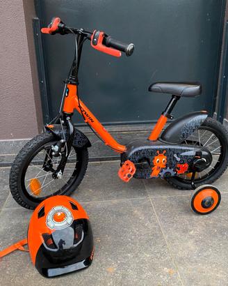BICI 14 POLLICI 3-5 ANNI 500 ROBOT B'TWIN