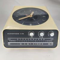 Vintage EUROPHON h10 Clock Radio Space Age Anni 70