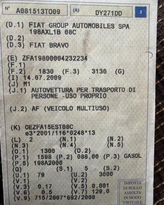 Fiat bravo