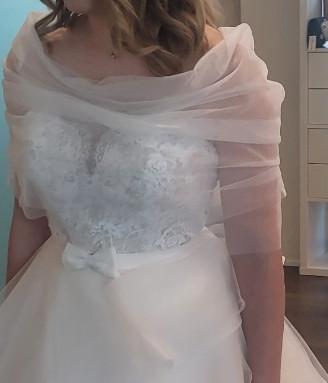 Coprispalle Sposa doppio strato