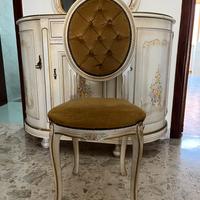 Sedia vintage stile classico barocco