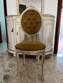 Sedia vintage stile classico barocco