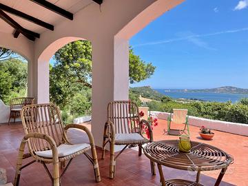 [ villa panoramica vista mare / cannigione]
