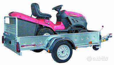 Carrello portattutto da 750 kg con rampa+ruote 13"
