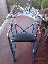 Carrello Deambulatore con Accessori