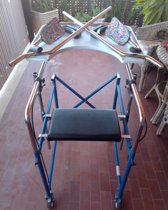 Carrello Deambulatore con Accessori