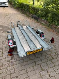 Carrello porta moto Ellebi per auto