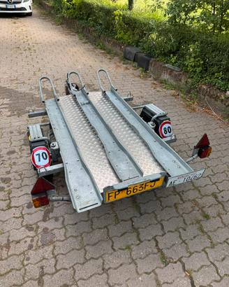 Carrello porta moto Ellebi per auto
