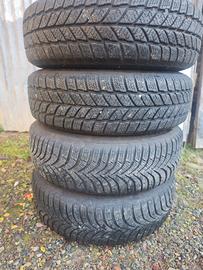 pneumatici invernali 165/70-14 + cerchi fiat 