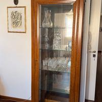 Vetrina ad un anta Le Fablier in legno massiccio