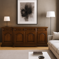 Credenza in legno massello di rovere