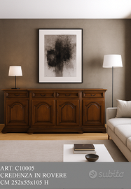 Credenza in legno massello di rovere