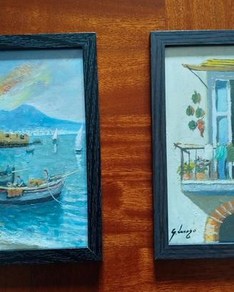 Giuseppe Luongo - Marina napoletana e Vecchio balc