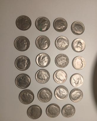 ONE DIME 1964 - ROOSEVELT - USA STATI UNITI D'AMER