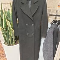cappotto Donna lungo in panno nero 