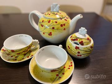 Set Thun 2 tazze teiera zuccheriera