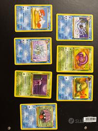 Carte pokemon prima edizione fossil