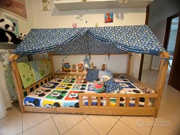 Letto montessoriano a capanna 90x190
