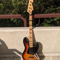 Geddy Lee Fender jazz bass MN (3-color sunburst)