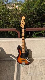 Geddy Lee Fender jazz bass MN (3-color sunburst)