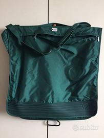 "DELSEY" PORTA ABITI/BORSA NUOVO DA VIAGGIO VERDE.