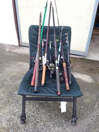 LOTTO 8 CANNE DA PESCA