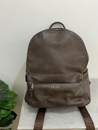 Zaino Liu Jo marrone con tasca pc