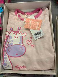 Pigiamone in cotone leggero per bimba di  12 mesi