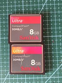 compact flash Sandisk 8GB 
