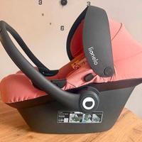 Seggiolino auto Lionelo Astrid isize base rosa cor