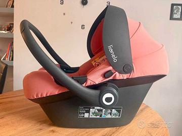 Seggiolino auto Lionelo Astrid isize base rosa cor