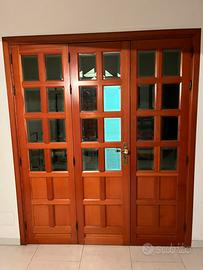 Porte da interno ed esterno in legno massello