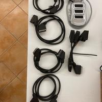 Cavi Scart e sdoppiatore e ciabatta