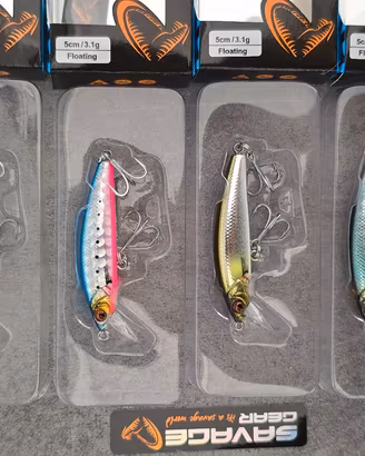 Lotto Minnow Savage Gravity Light spinning spigola