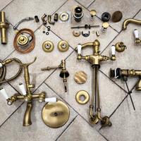 Kit di fontane completo, ottone puro, Nicolazzi