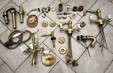 Kit di fontane completo, ottone puro, Nicolazzi