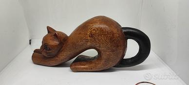 Gatto in legno 