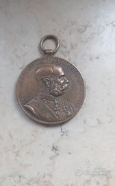 Francesco Giuseppe I bel Bronzo 1898.