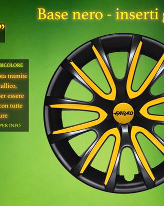 Set 4 Copricerchi 15" - vari colori