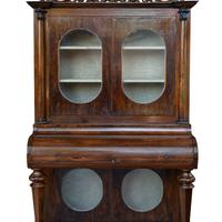 Fortepiano antico trasformato  scrivania/libreria